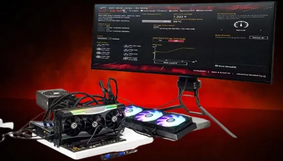 imagen que representa el diagnostico de hardware de un pc gamer