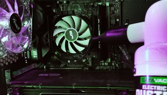 imagen que representa la limpieza profunda de un pc gamer